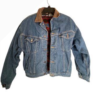 International Denim Men's Jacket With Removable Flannel Lining Size S